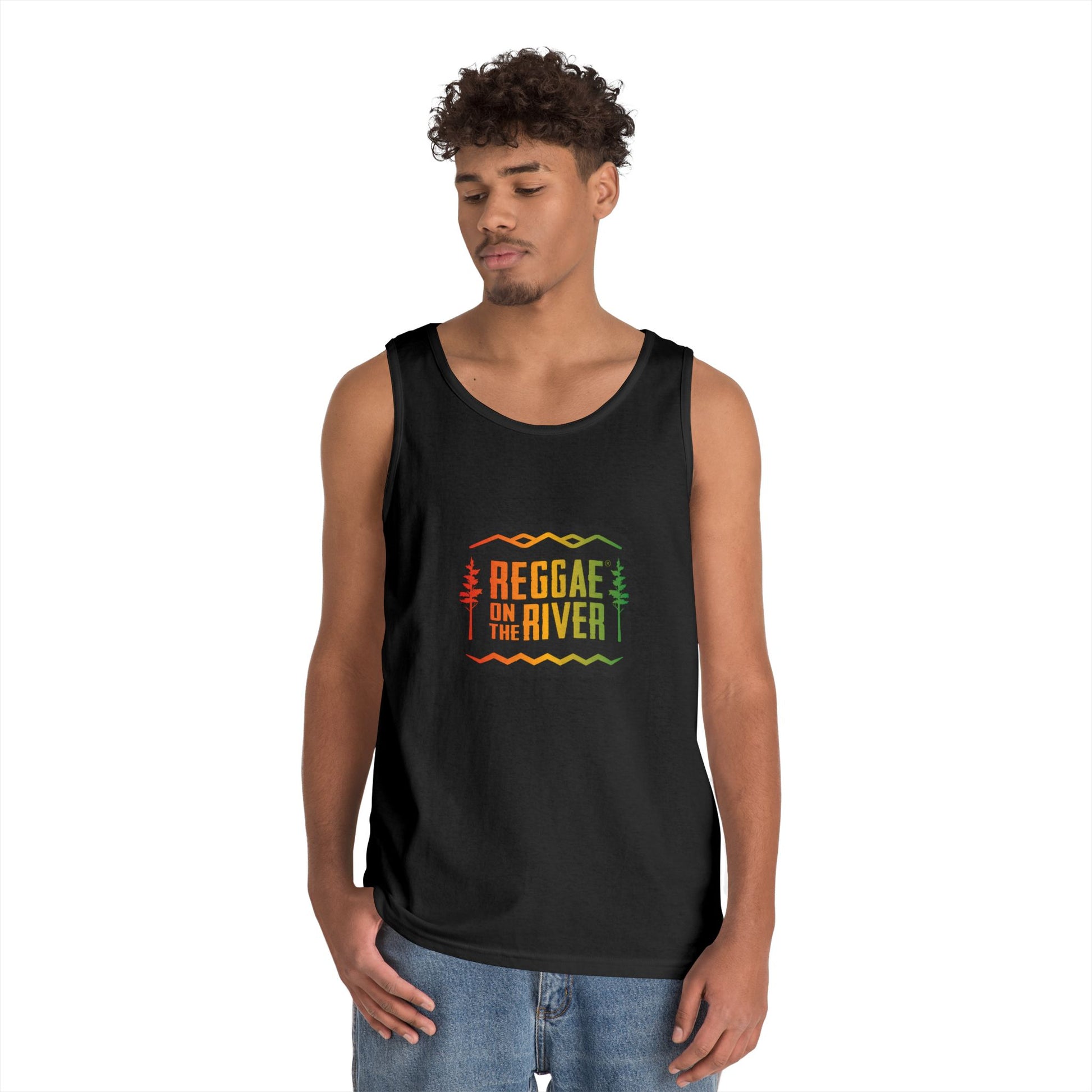 Reggae on the River Tank Top — Retro Rasta Music Festival Shirt