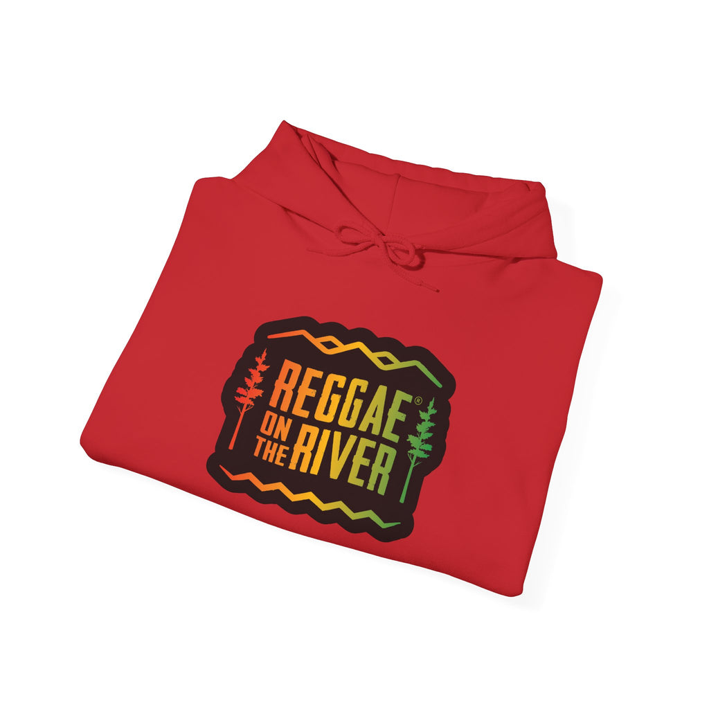 Reggae on the River Hoodie — Retro Rasta Music Festival Pullover
