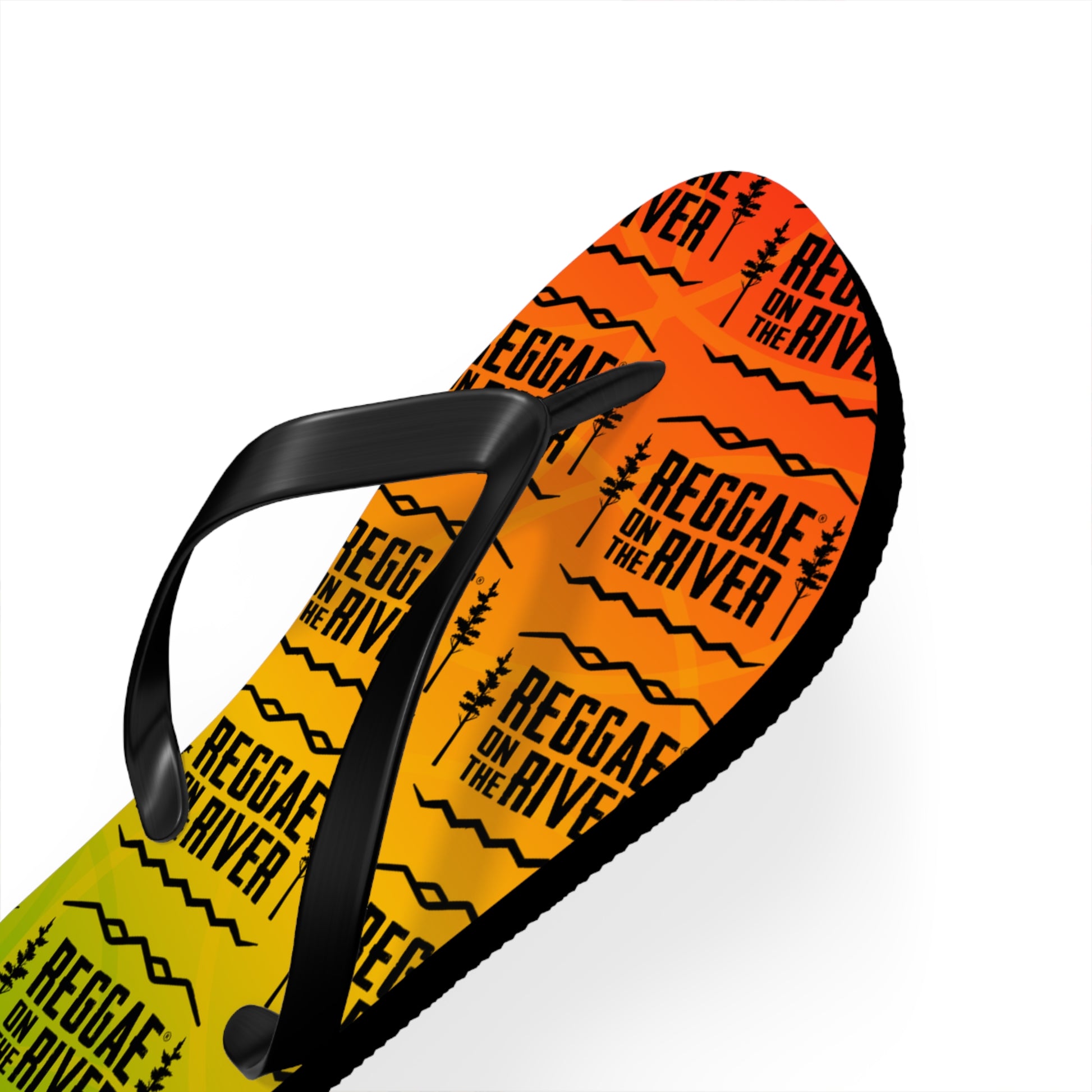 Reggae on the River Flip Flops — Rasta Sunset Beach Sandals