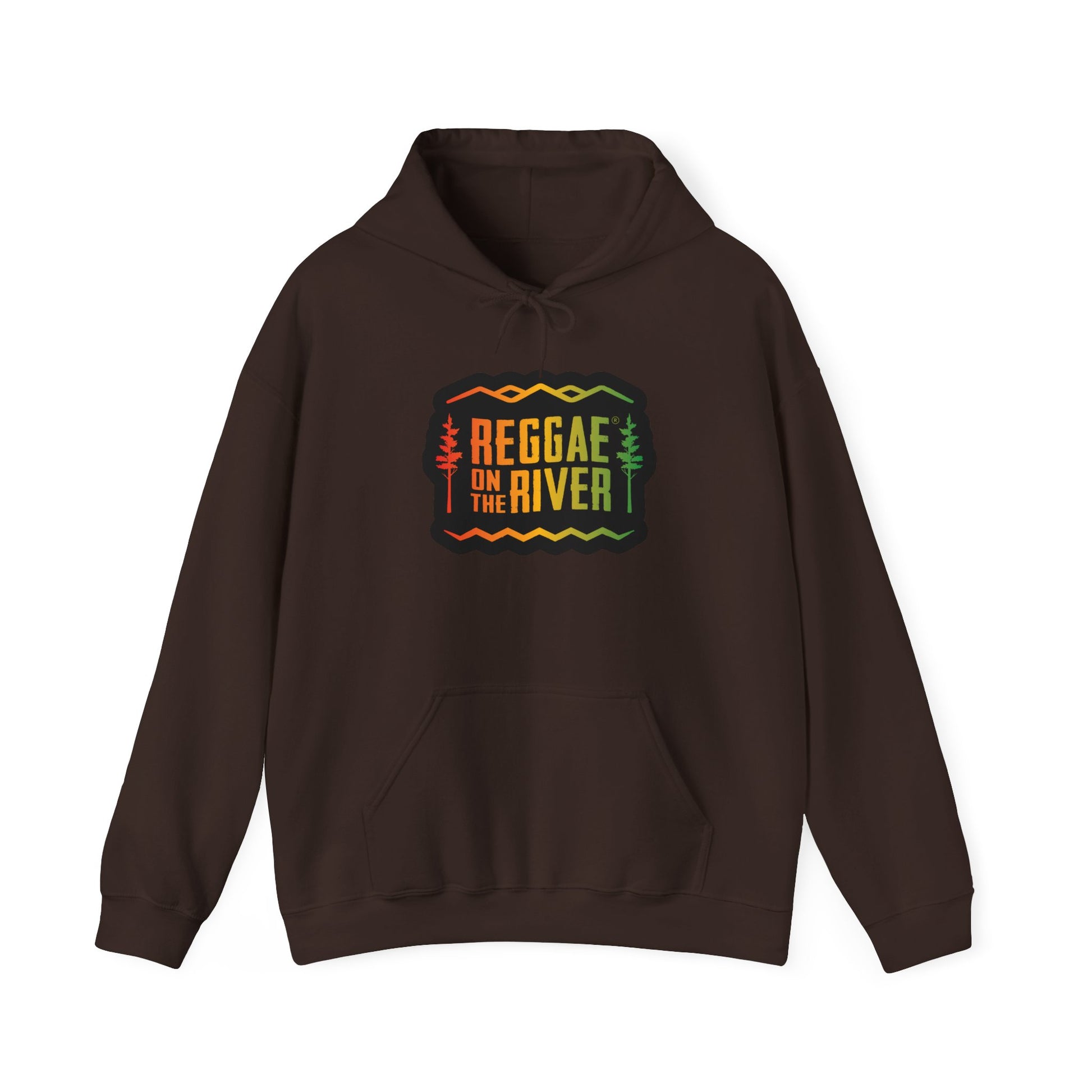 Reggae on the River Hoodie — Retro Rasta Music Festival Pullover