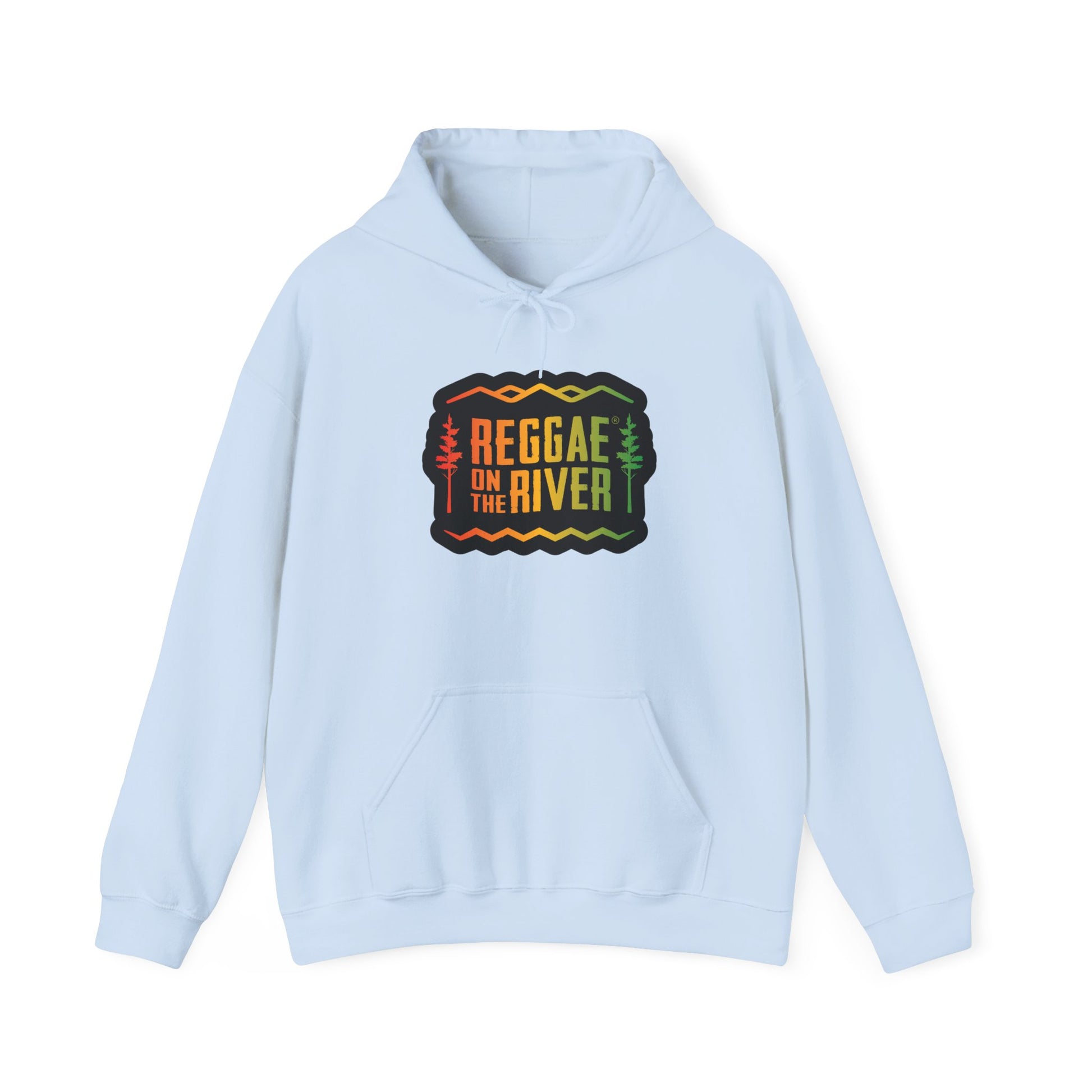 Reggae on the River Hoodie — Retro Rasta Music Festival Pullover