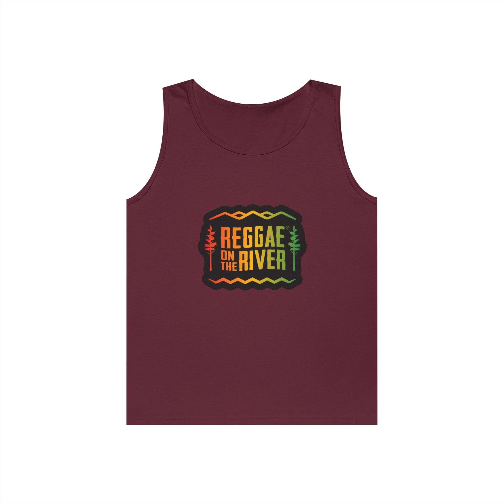 Reggae on the River Tank Top — Retro Rasta Music Festival Shirt