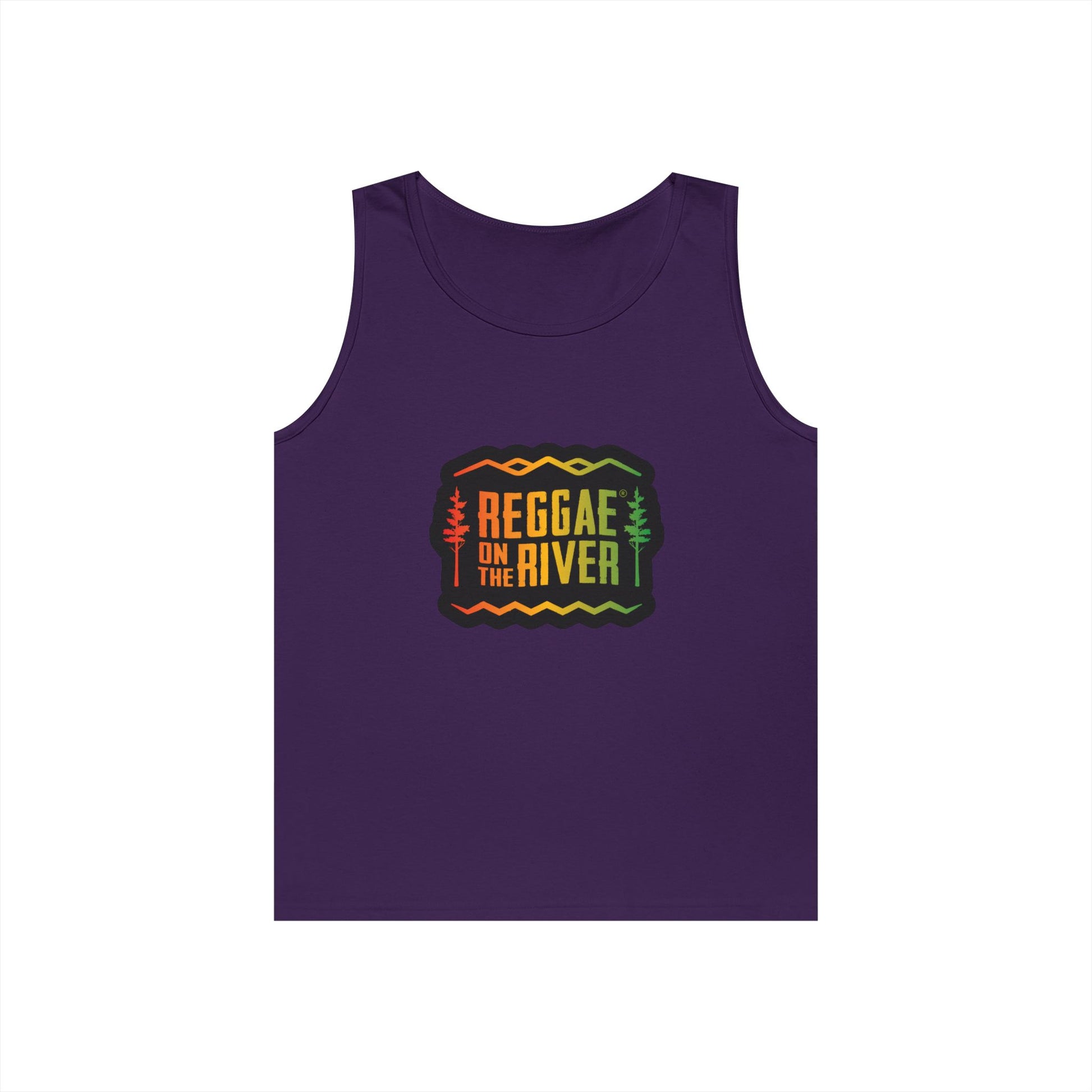Reggae on the River Tank Top — Retro Rasta Music Festival Shirt