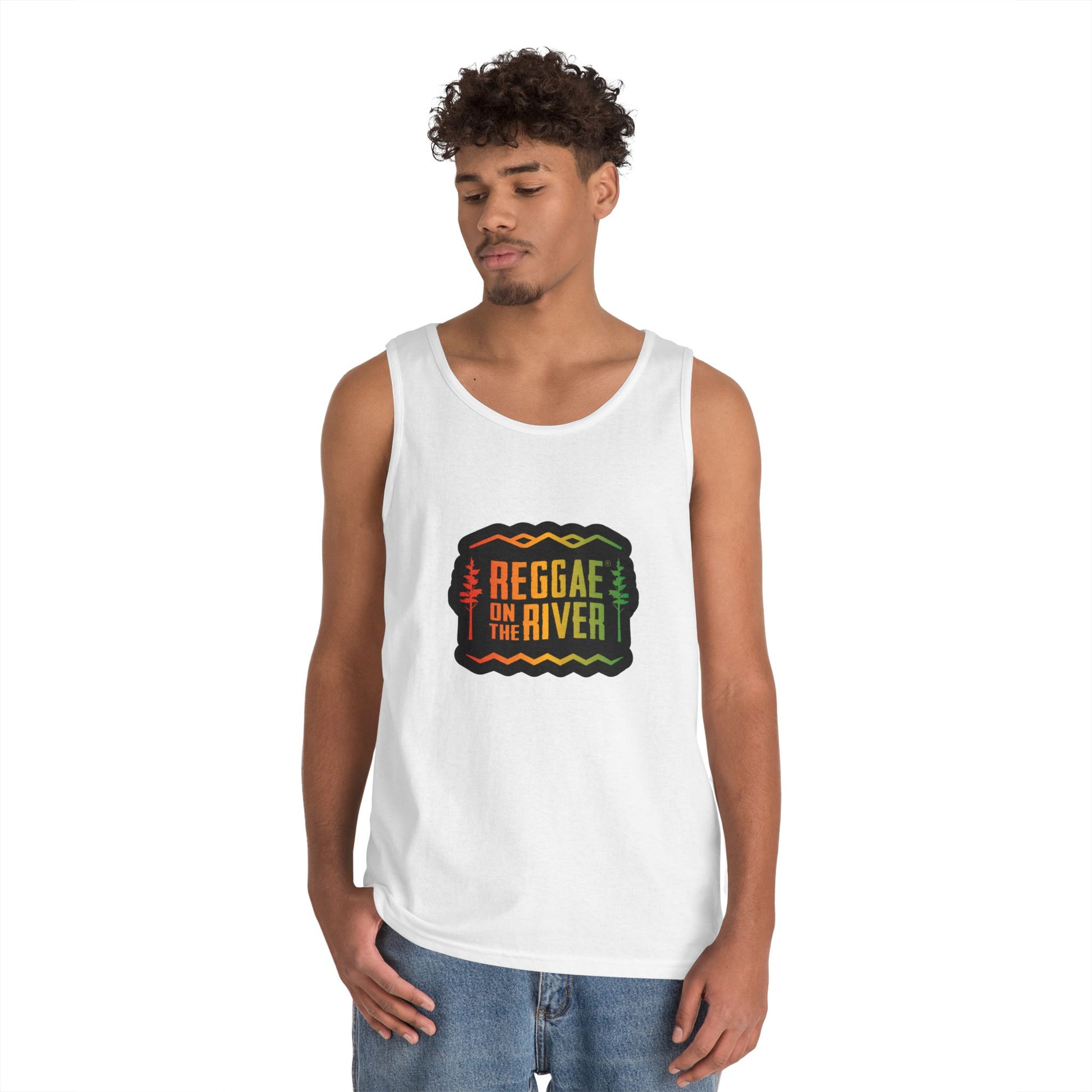 Reggae on the River Tank Top — Retro Rasta Music Festival Shirt