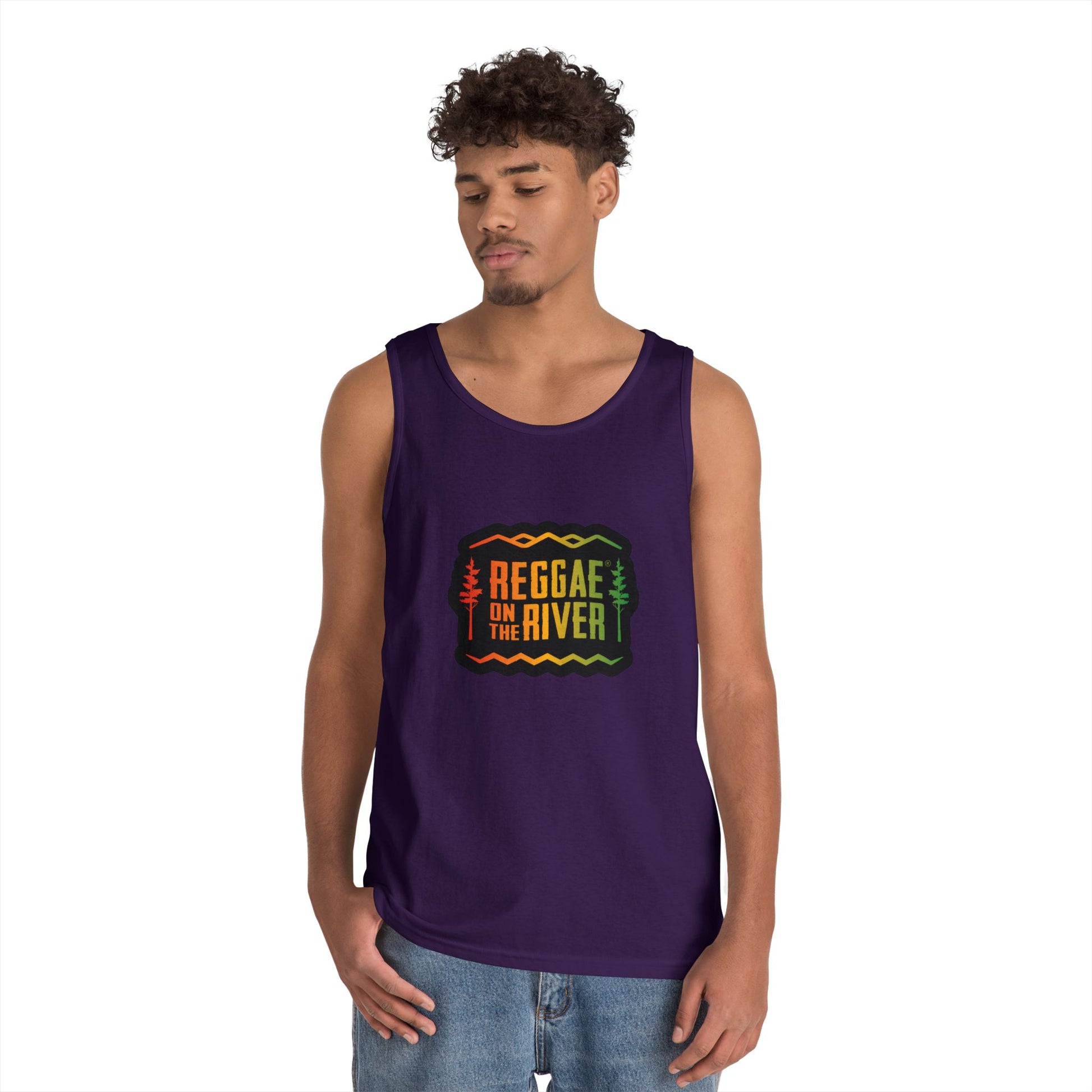 Reggae on the River Tank Top — Retro Rasta Music Festival Shirt