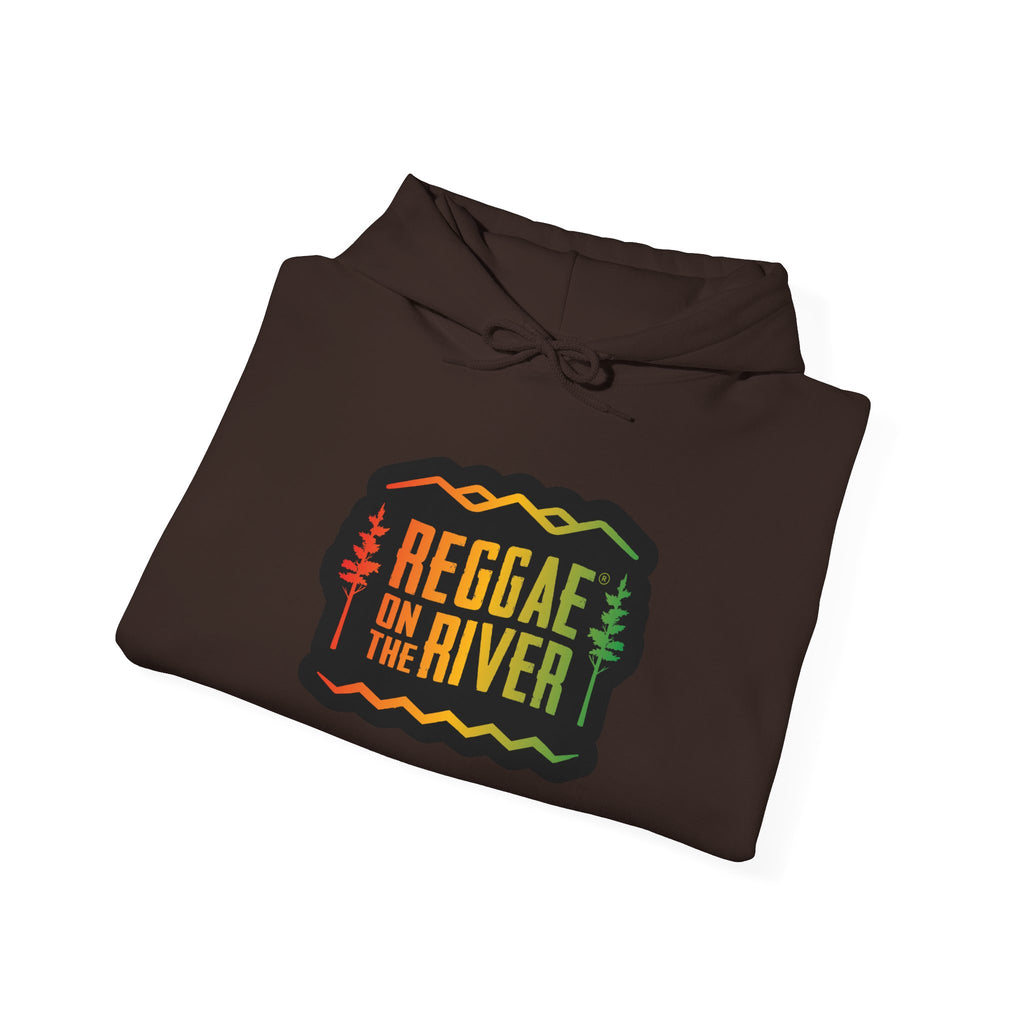 Reggae on the River Hoodie — Retro Rasta Music Festival Pullover