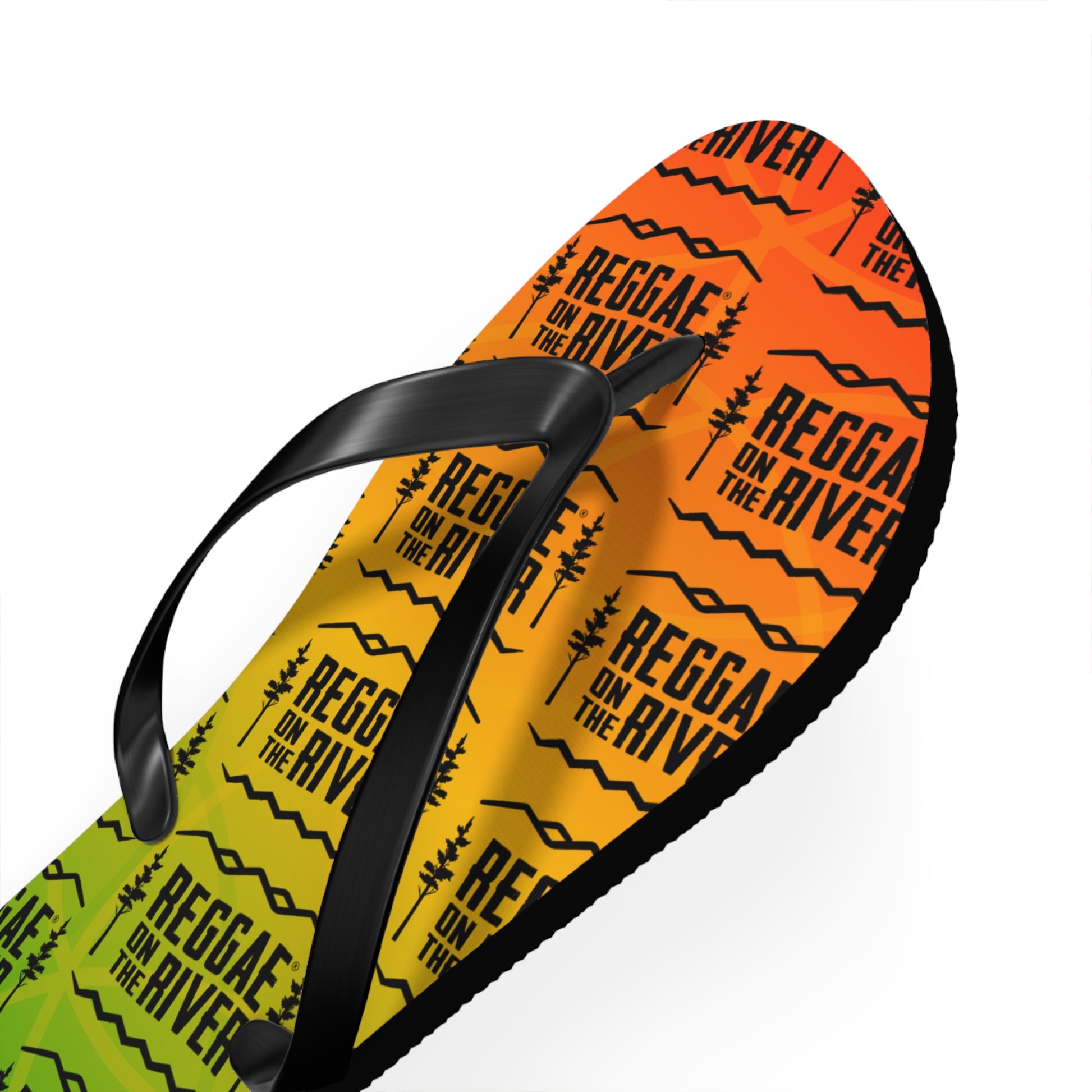 Reggae on the River Flip Flops — Rasta Sunset Beach Sandals