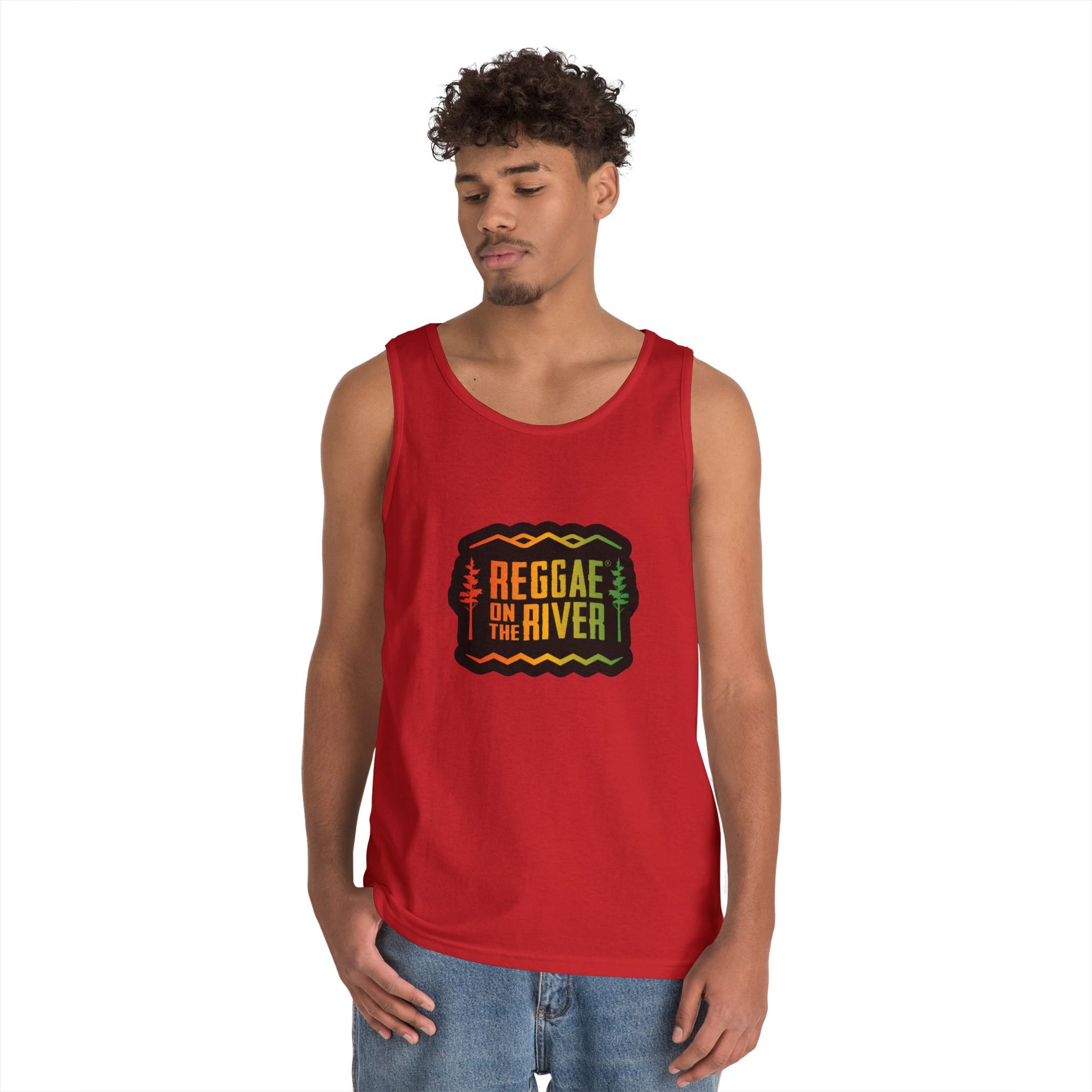 Reggae on the River Tank Top — Retro Rasta Music Festival Shirt