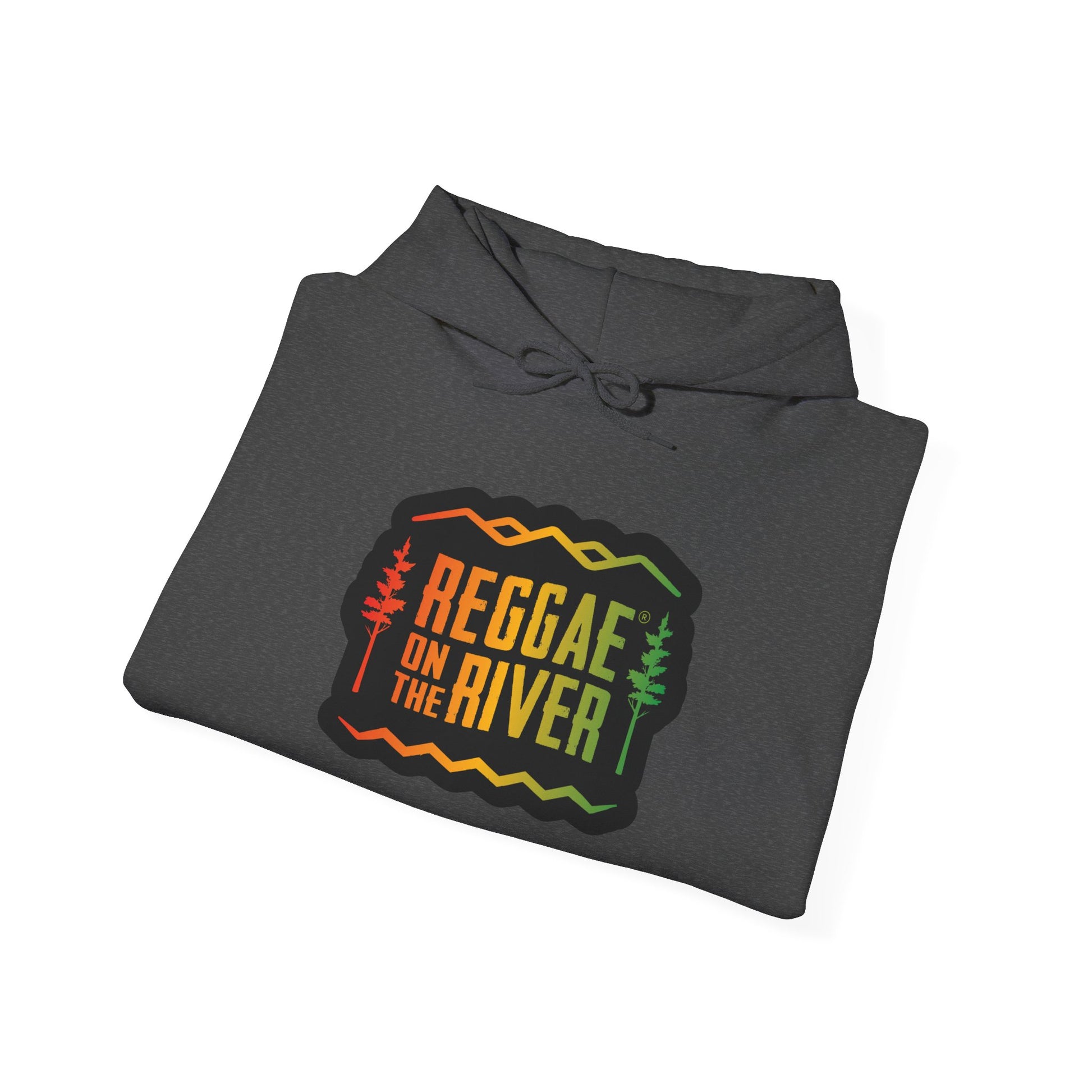 Reggae on the River Hoodie — Retro Rasta Music Festival Pullover