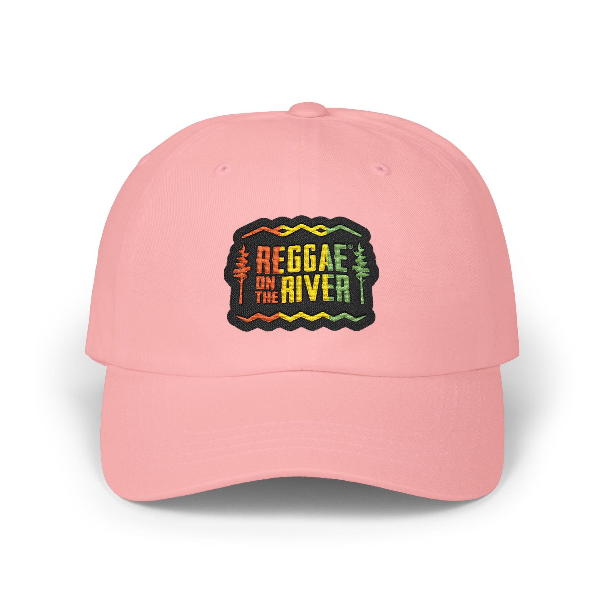 Reggae by the River Classic Dad Cap – Embroidered Rasta Music Hat