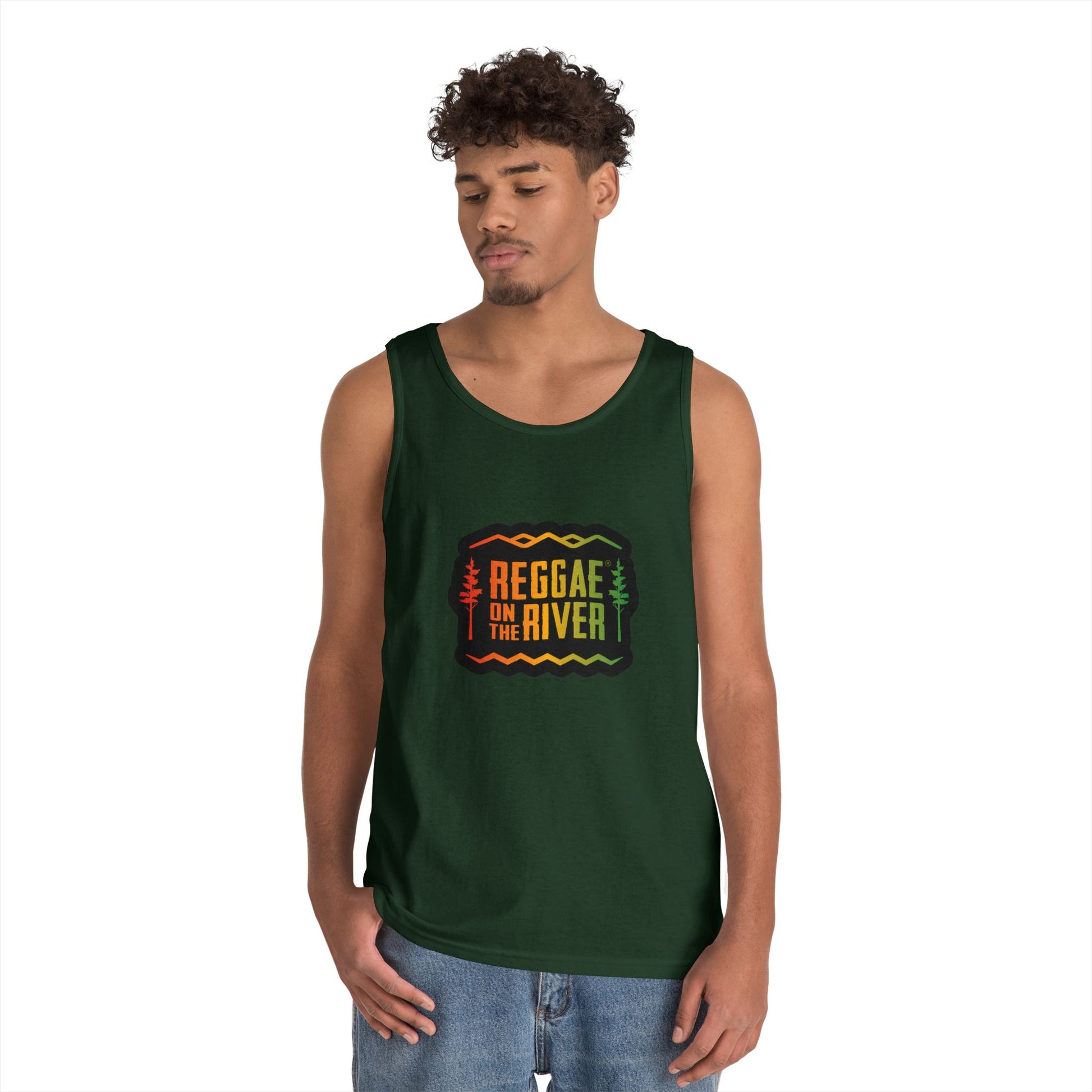 Reggae on the River Tank Top — Retro Rasta Music Festival Shirt