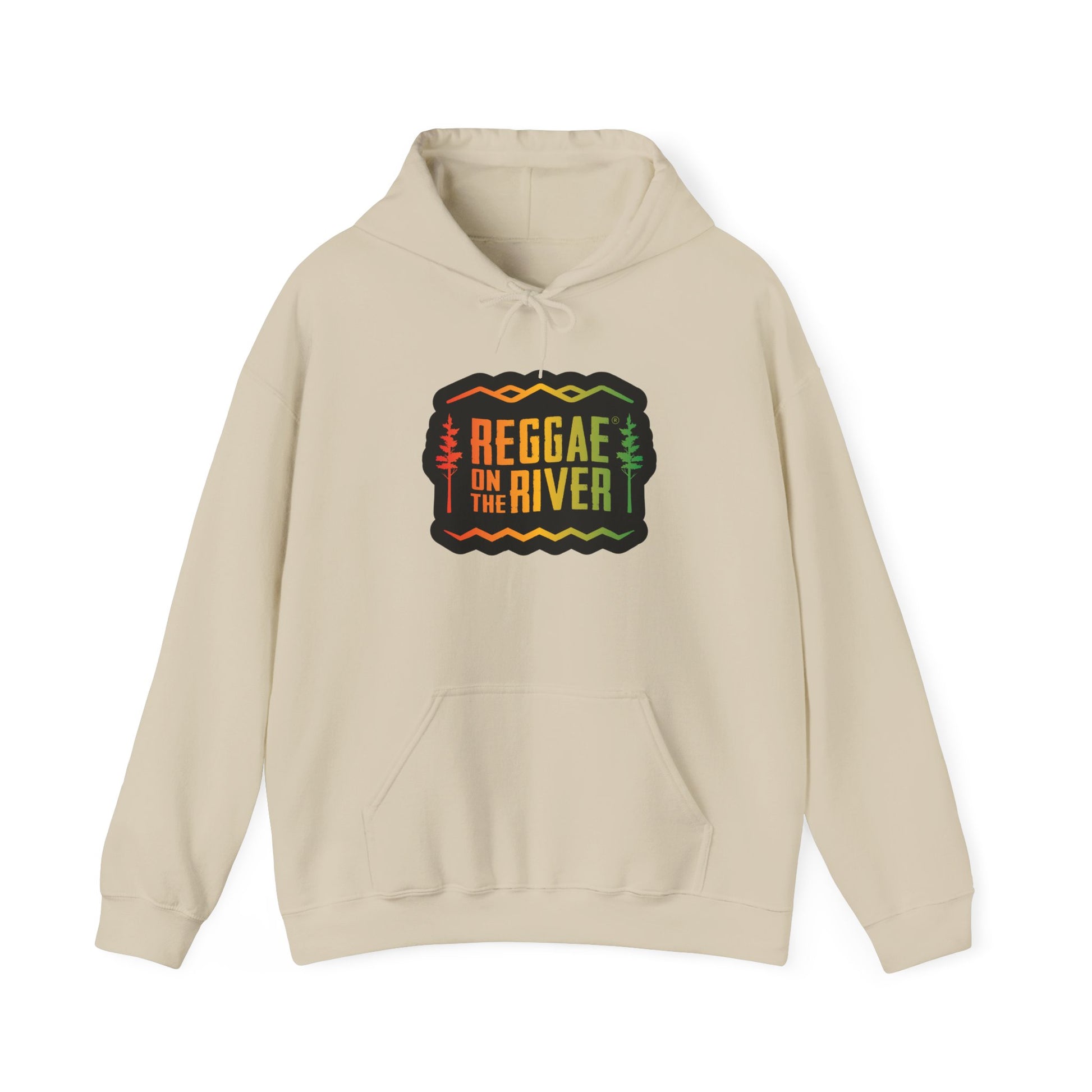Reggae on the River Hoodie — Retro Rasta Music Festival Pullover