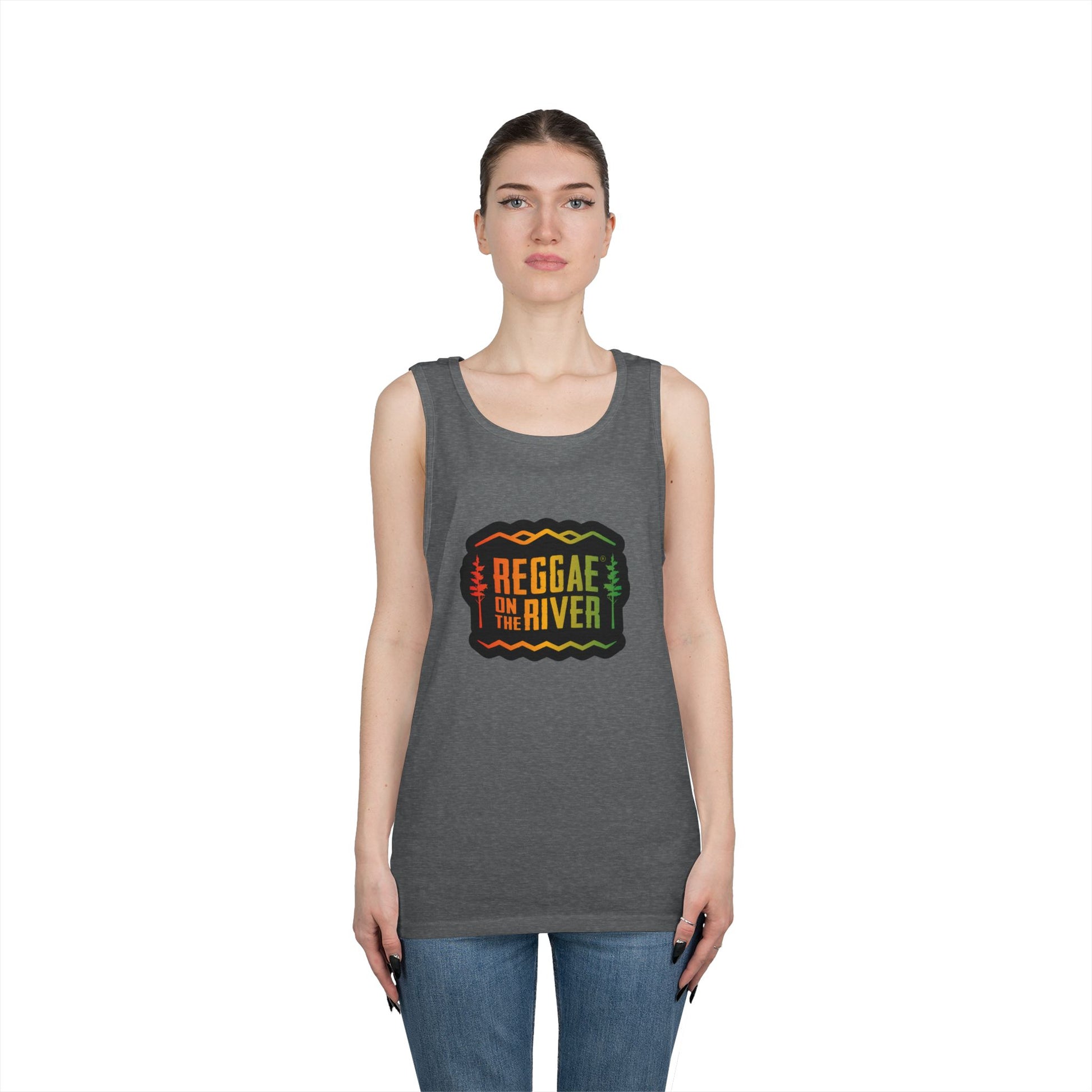 Reggae on the River Tank Top — Retro Rasta Music Festival Shirt