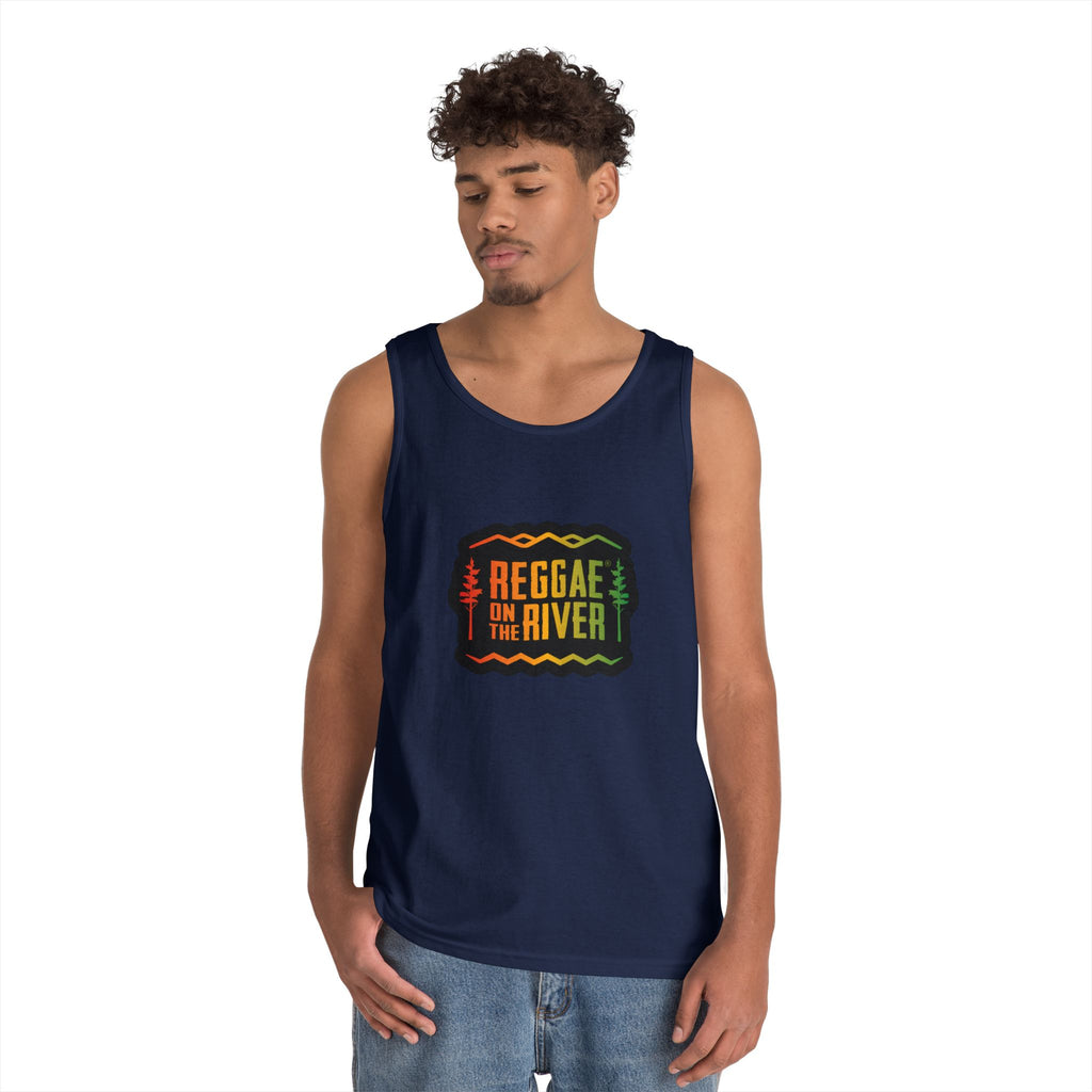 Reggae on the River Tank Top — Retro Rasta Music Festival Shirt