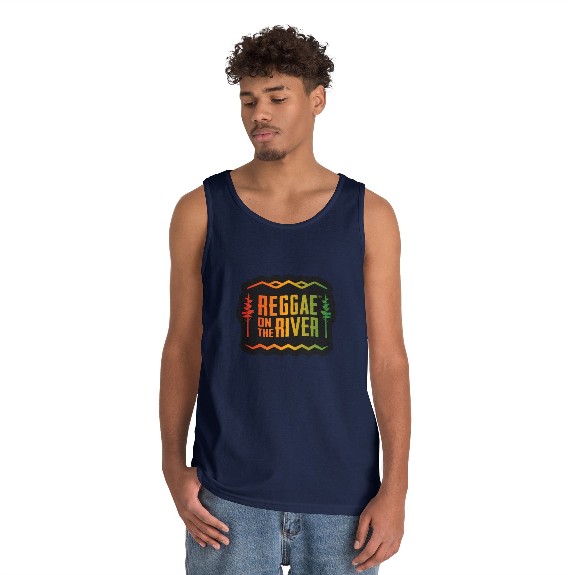 Reggae on the River Tank Top — Retro Rasta Music Festival Shirt