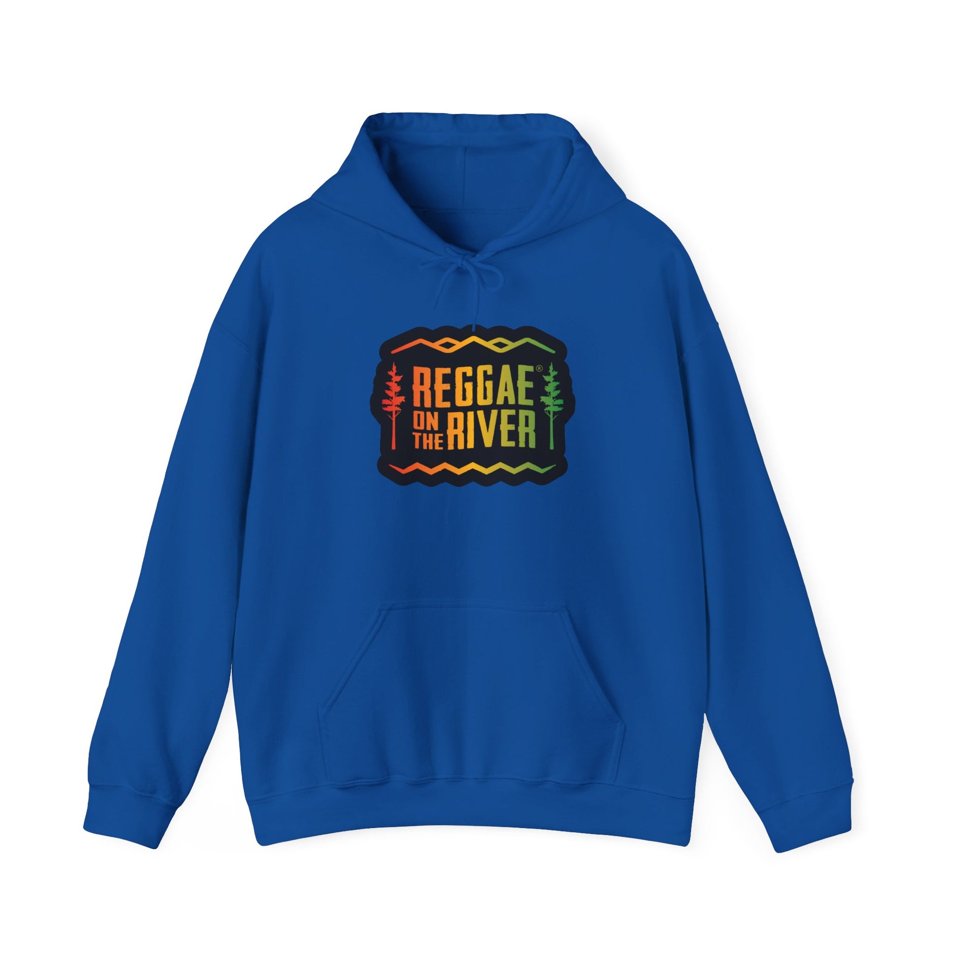 Reggae on the River Hoodie — Retro Rasta Music Festival Pullover