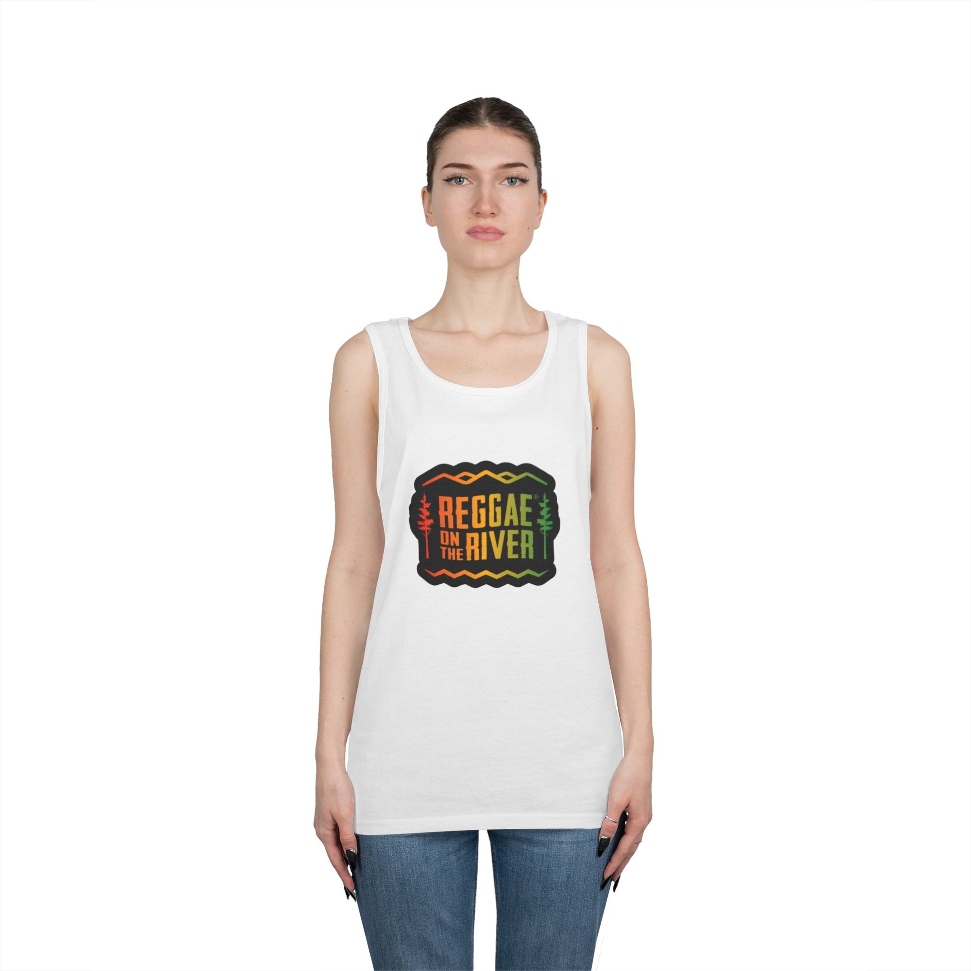 Reggae on the River Tank Top — Retro Rasta Music Festival Shirt