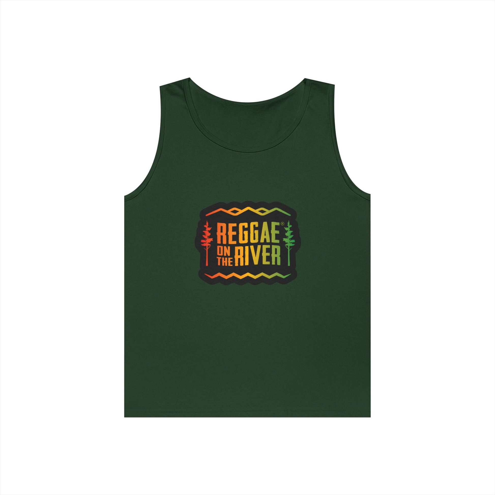 Reggae on the River Tank Top — Retro Rasta Music Festival Shirt