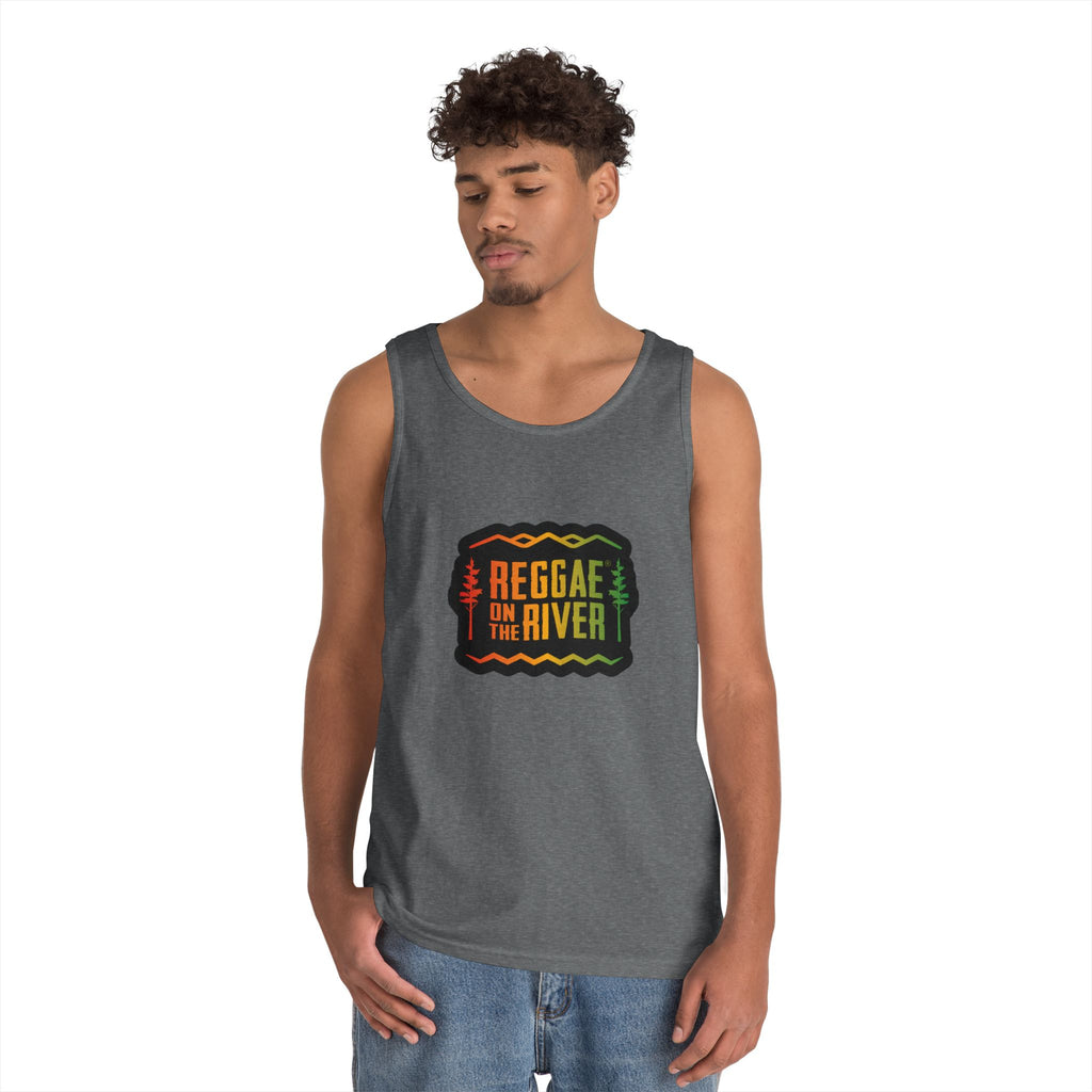Reggae on the River Tank Top — Retro Rasta Music Festival Shirt