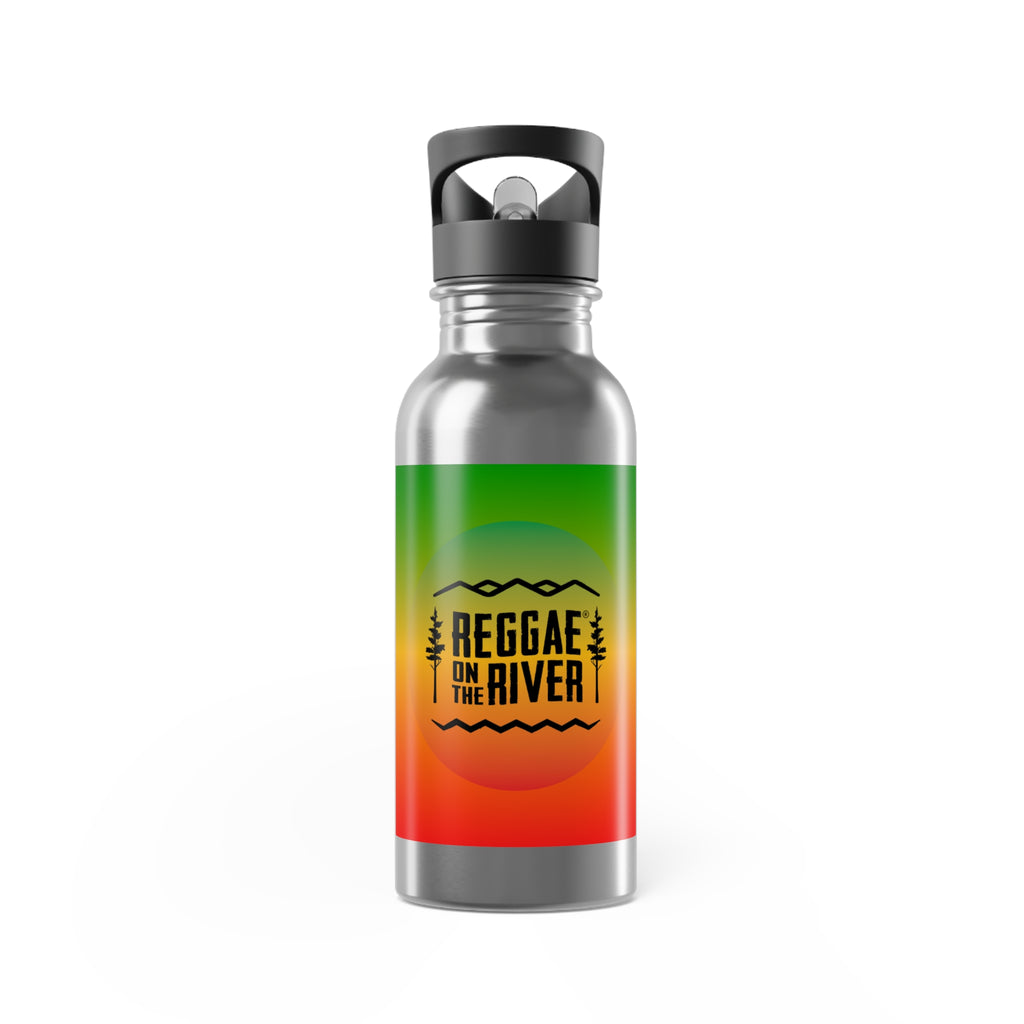 Reggae on the River 20oz Stainless Steel Water Bottle with Straw
