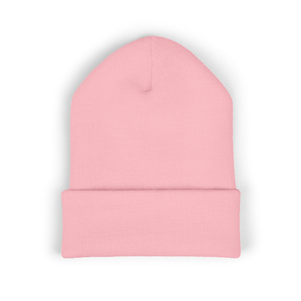 Embroidered Rasta Patch Beanie — Classic Cuffed Knit Hat