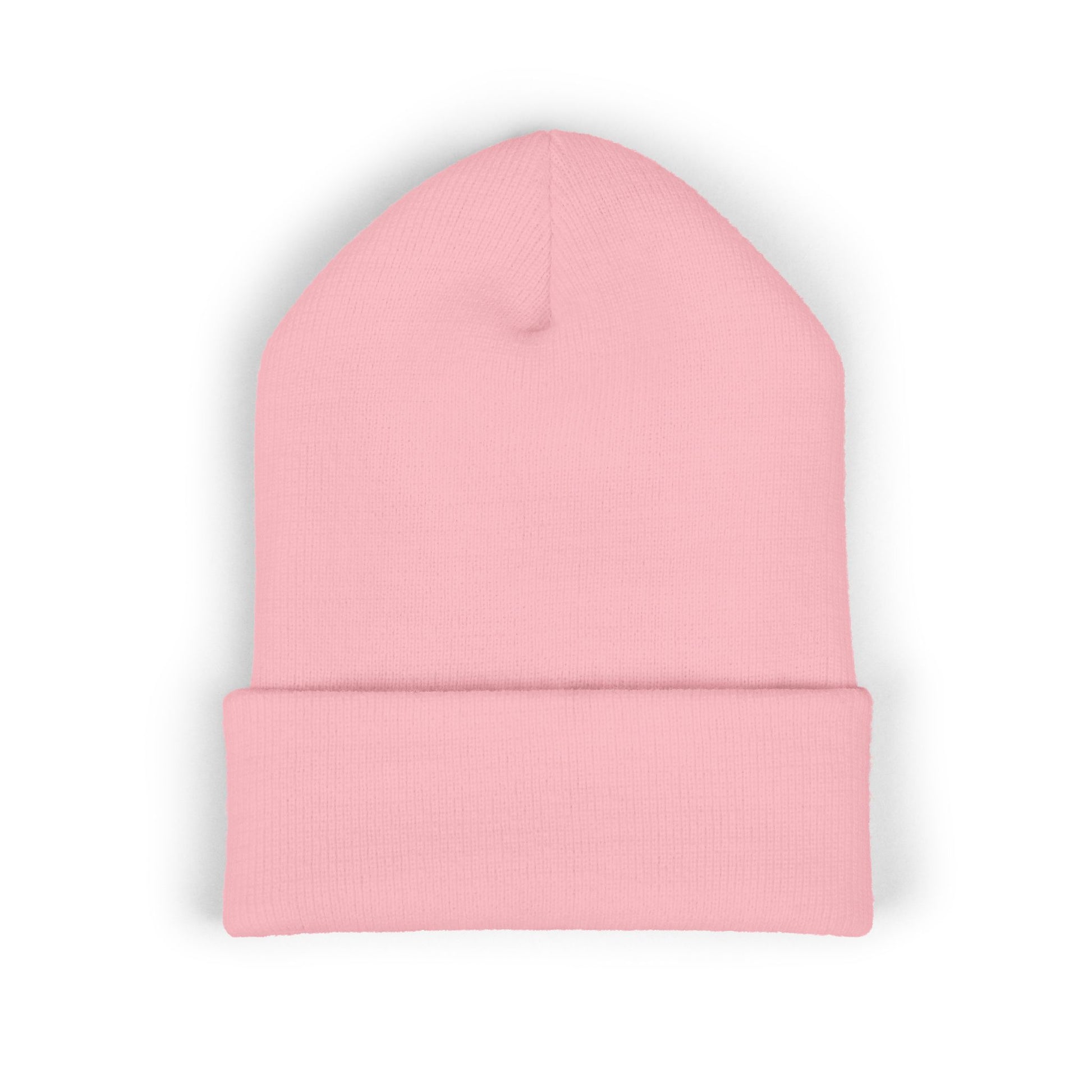 Embroidered Rasta Patch Beanie — Classic Cuffed Knit Hat