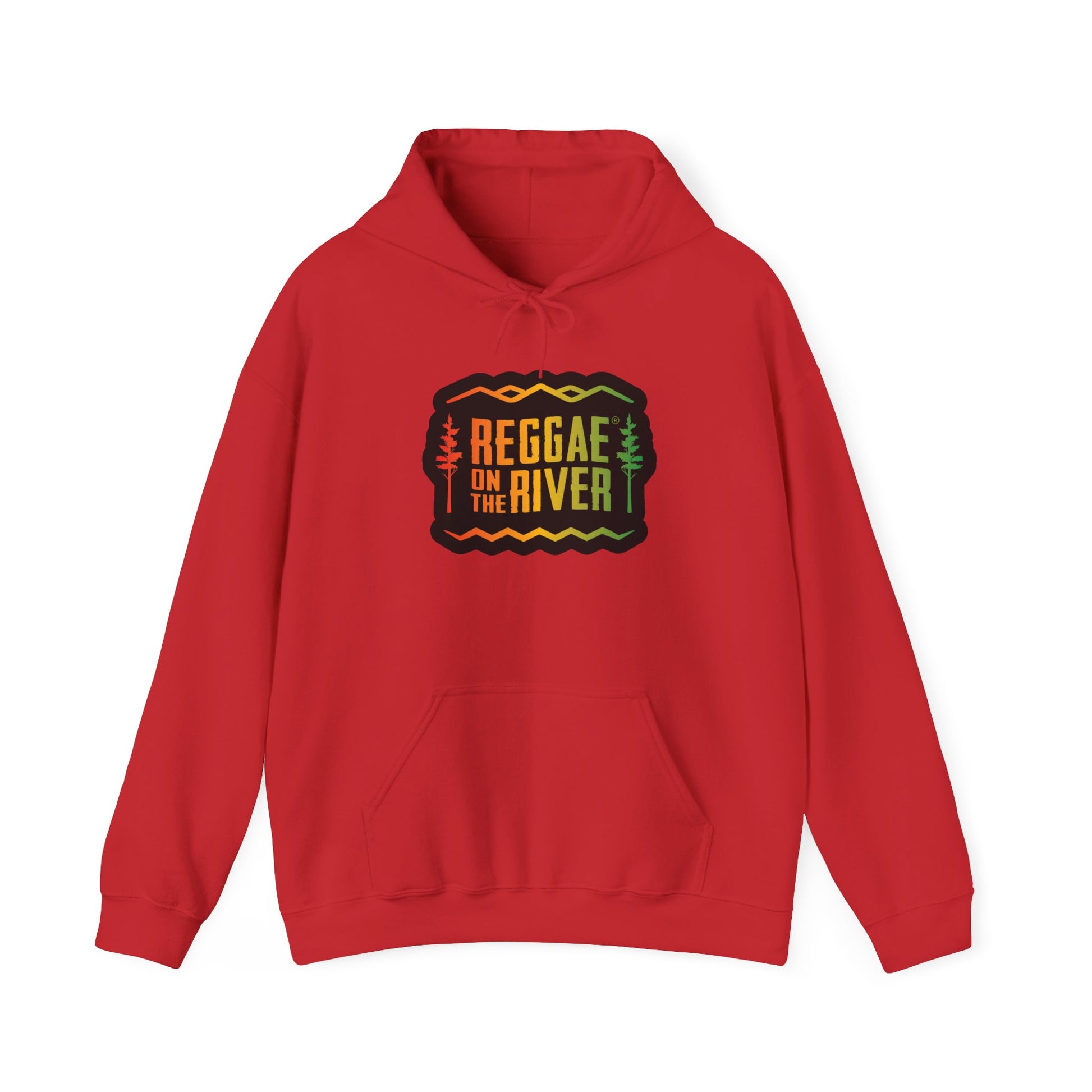 Reggae on the River Hoodie — Retro Rasta Music Festival Pullover