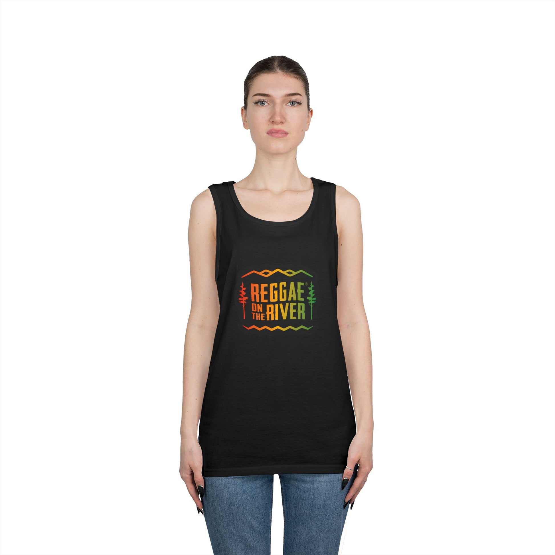 Reggae on the River Tank Top — Retro Rasta Music Festival Shirt