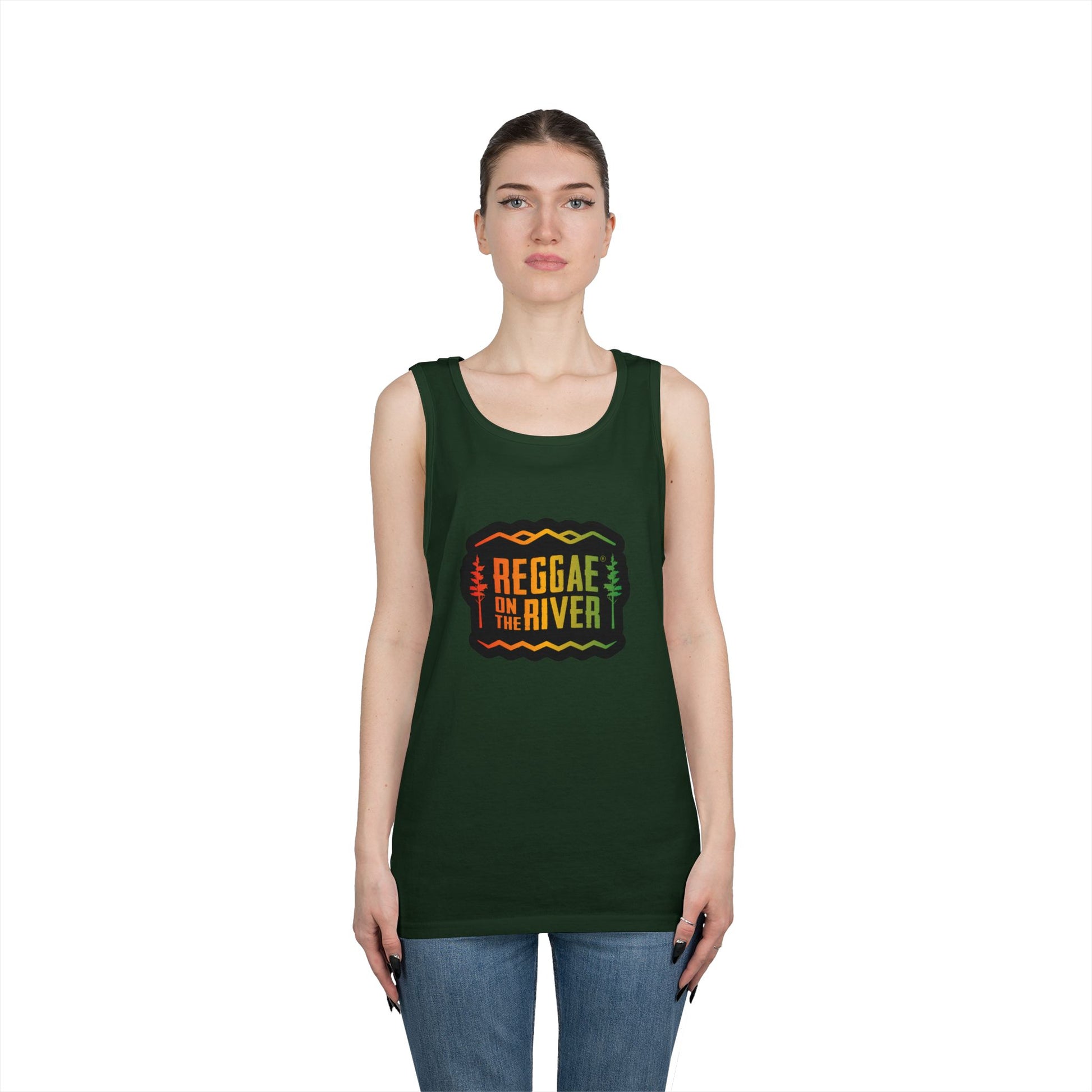 Reggae on the River Tank Top — Retro Rasta Music Festival Shirt