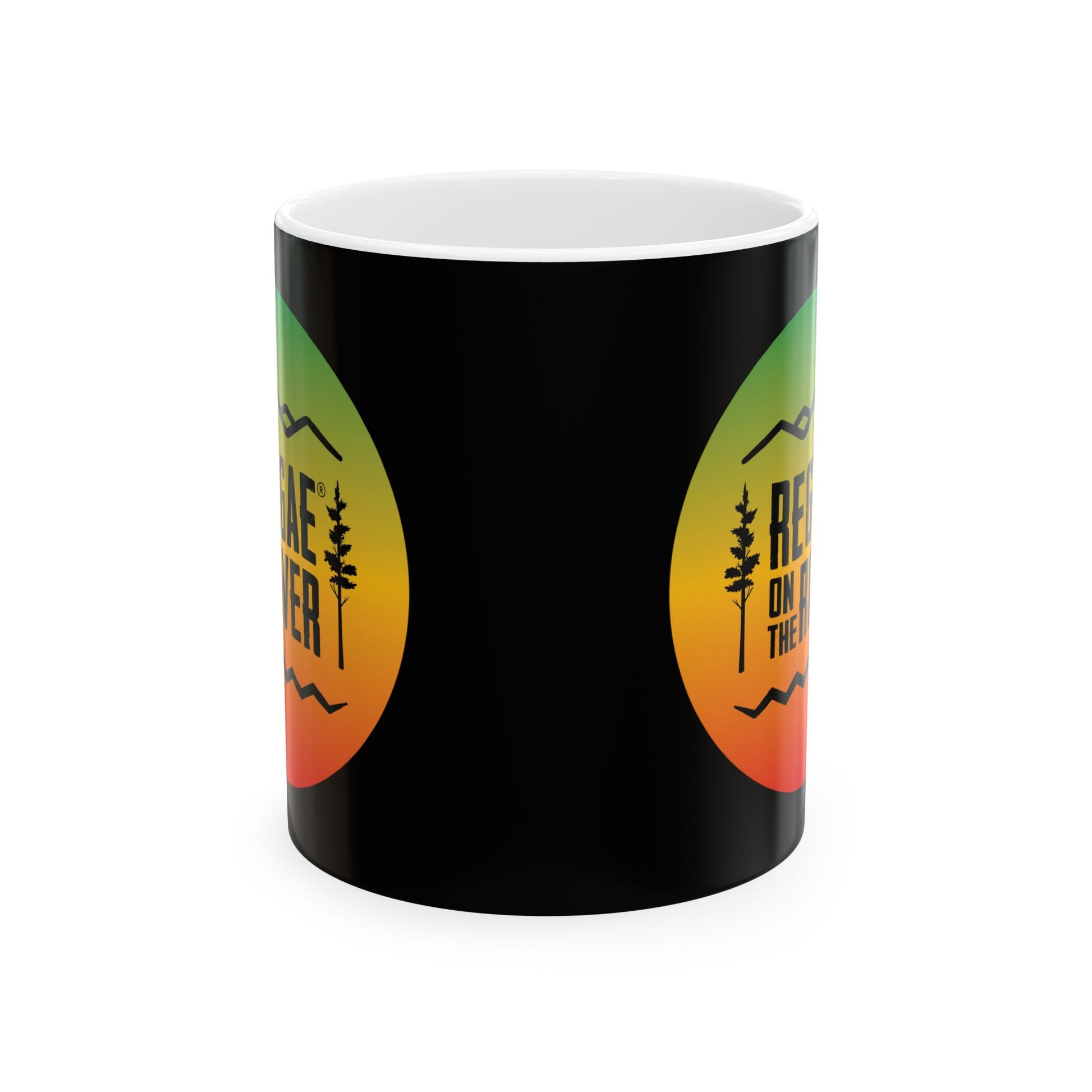Ceramic Mug - "Relax, Take It Easy" Retro Sunset Camper Coffee Cup