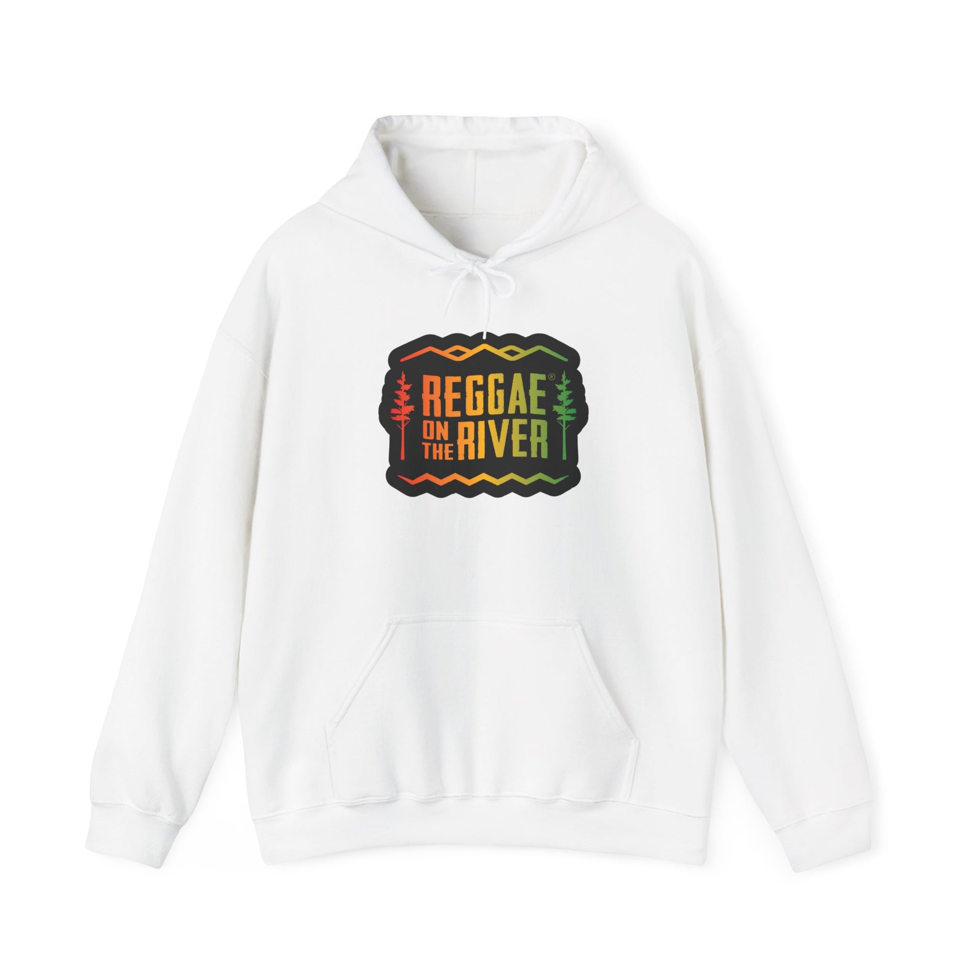 Reggae on the River Hoodie — Retro Rasta Music Festival Pullover