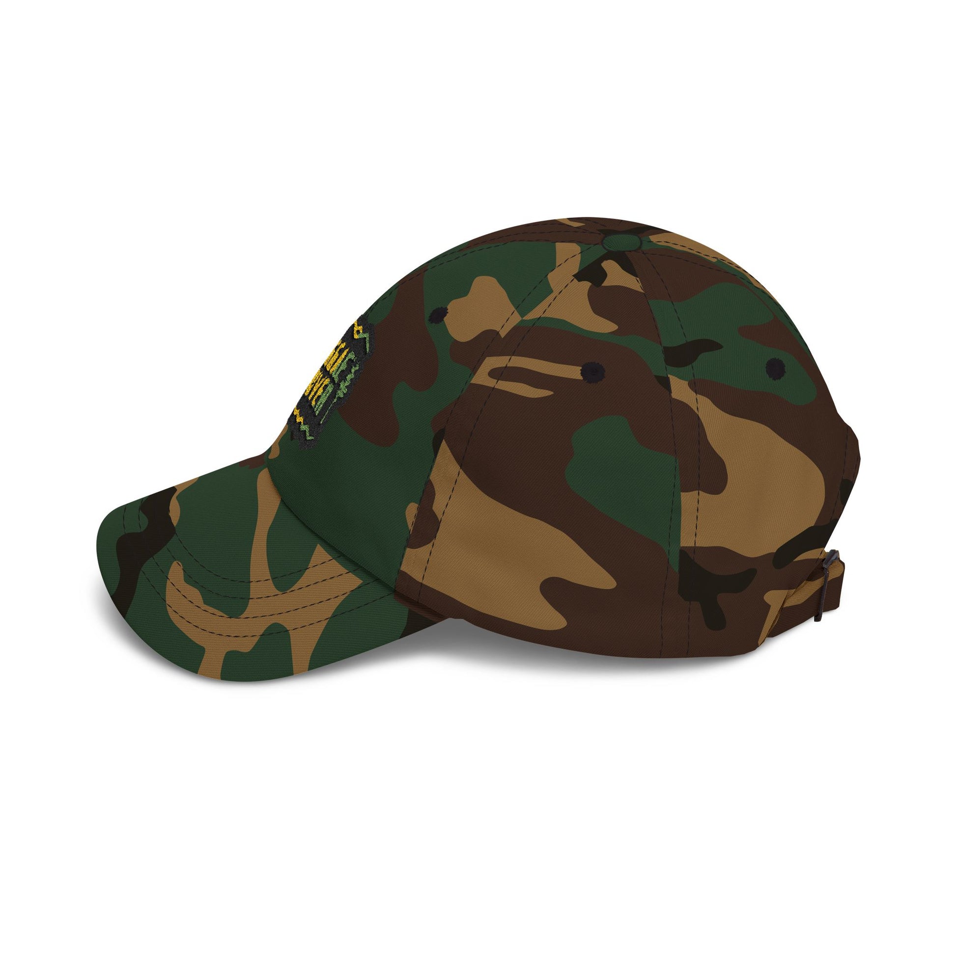 Reggae by the River Classic Dad Cap – Embroidered Rasta Music Hat