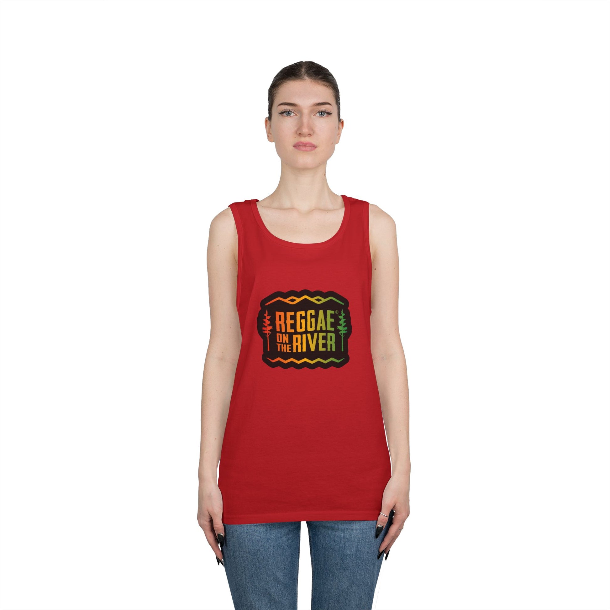 Reggae on the River Tank Top — Retro Rasta Music Festival Shirt