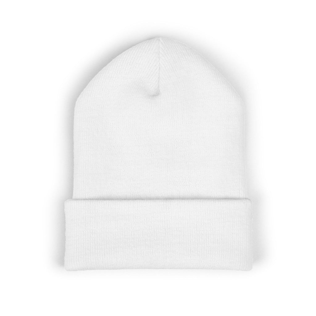 Embroidered Rasta Patch Beanie — Classic Cuffed Knit Hat