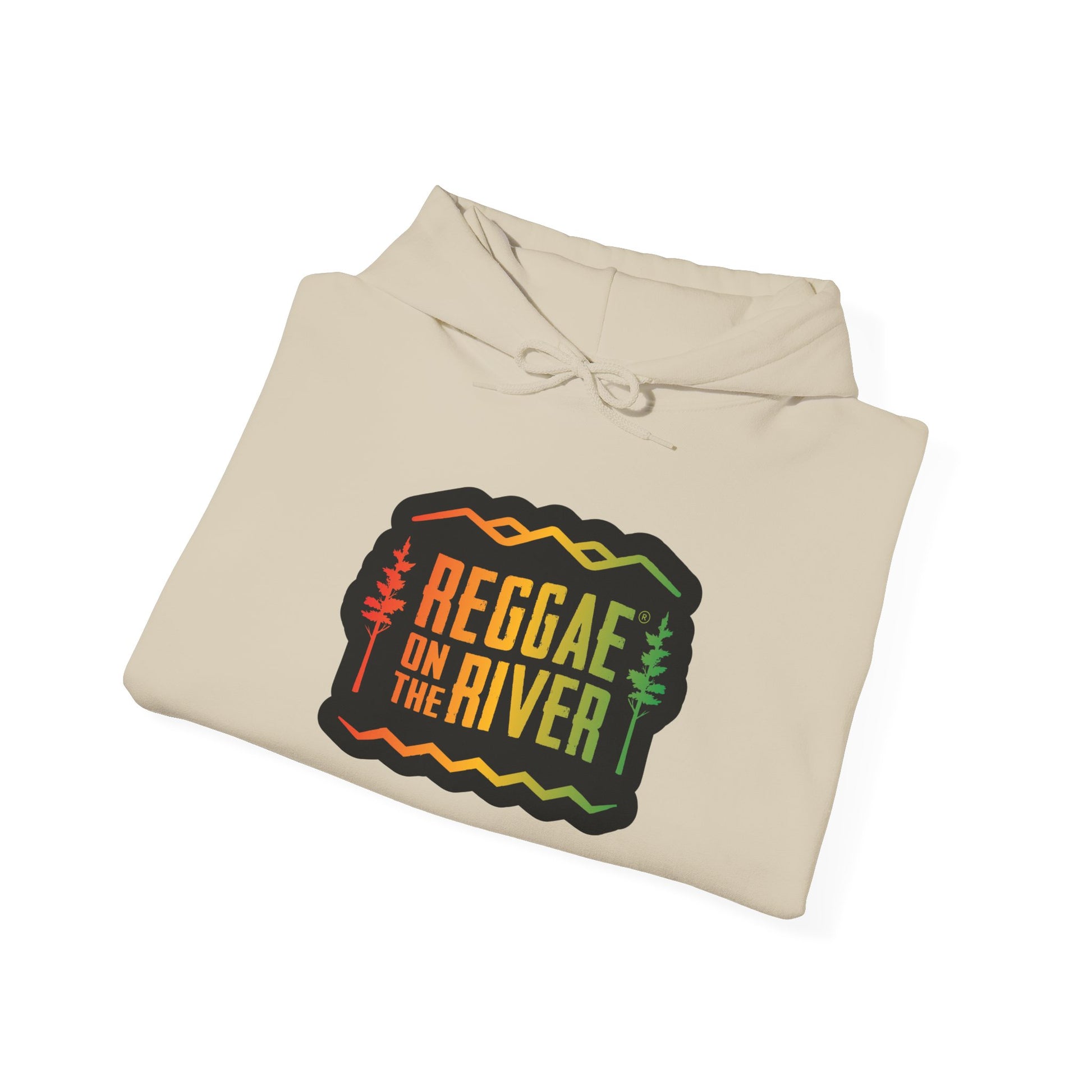Reggae on the River Hoodie — Retro Rasta Music Festival Pullover