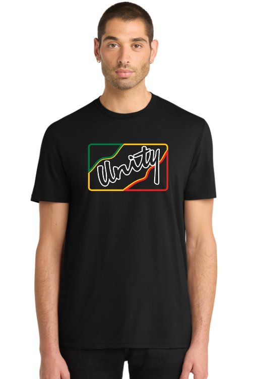Unity Unisex Black Tee Shirt